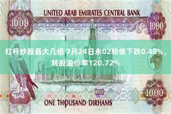 杠杆炒股最大几倍 7月24日永02转债下跌0.48%，转股溢价率120.72%