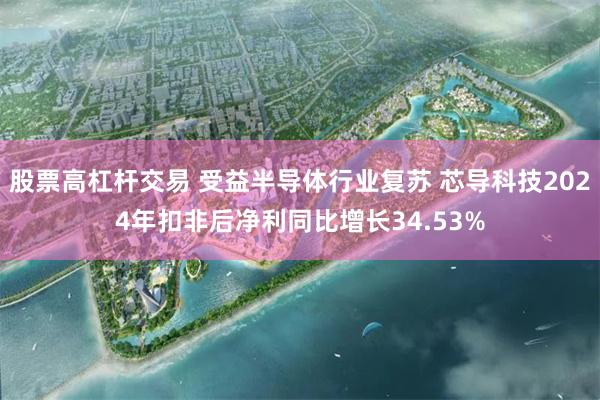 股票高杠杆交易 受益半导体行业复苏 芯导科技2024年扣非后净利同比增长34.53%